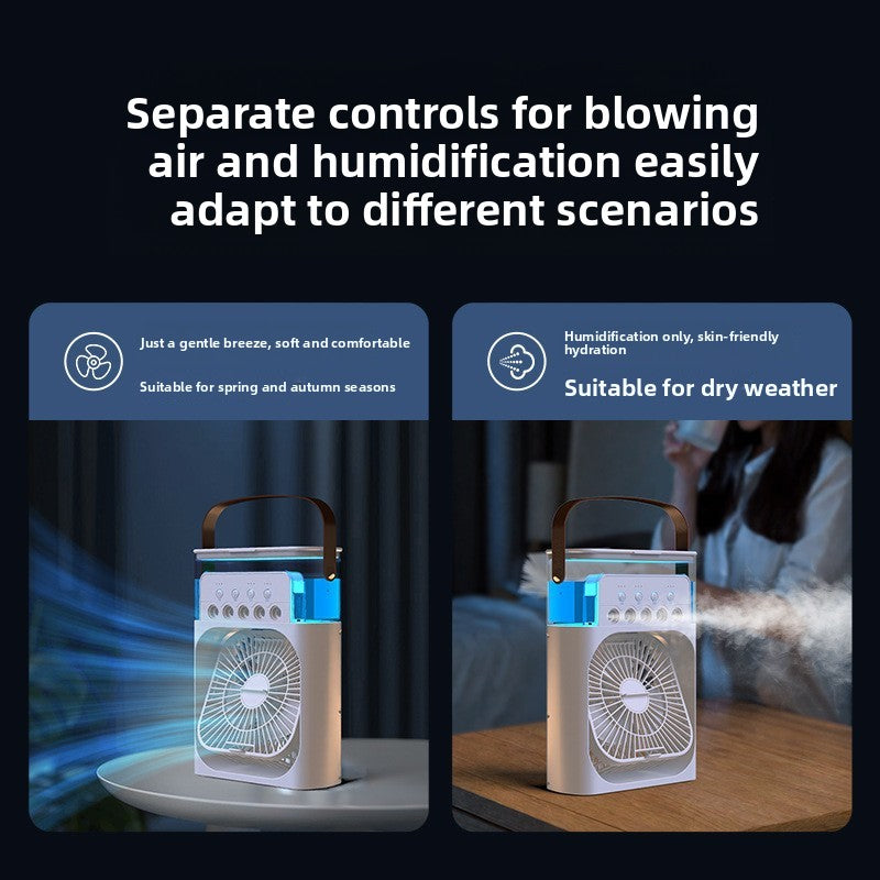 Portable USB Spray Humidification Fan