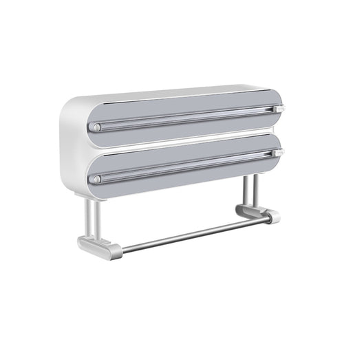 Double Layer Plastic Wrap Cutter with Magnetic Base